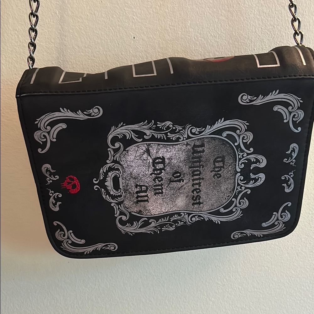 Disney Villains Evil queen book cover crossbody purse